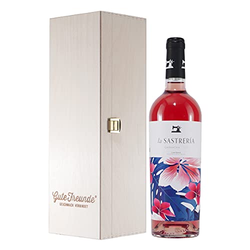 La Sastreria Rosado Spanischer Roséwein trocken mit Geschenk-Holzkiste von La Sastreria