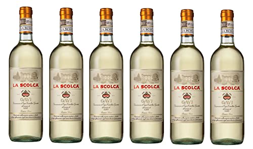 6x 0,75l - 2023er - La Scolca - Etichetta Bianca - Gavi di Gavi D.O.C.G. - Piemonte - Italien - Weißwein trocken von La Scolca