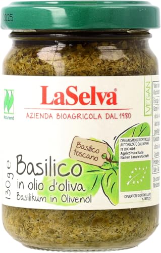 Basilikum in Olivenöl 2 x 130 gr von La Selva