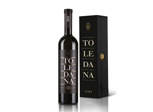 La Toledana Gavi del Comune di Gavi DOCG Magnum Wein Holzbox - WeiÃŸwein Flaschen Cortese trocken - Italien wein Cortese trocken (1 x 1.5 l) von La Toledana