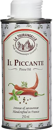Pizzaöl - Il Piccante – Ideal zum Verfeinern Ihrer Pizzas - La Tourangelle - 250 ml - Frankreich von La Tourangelle