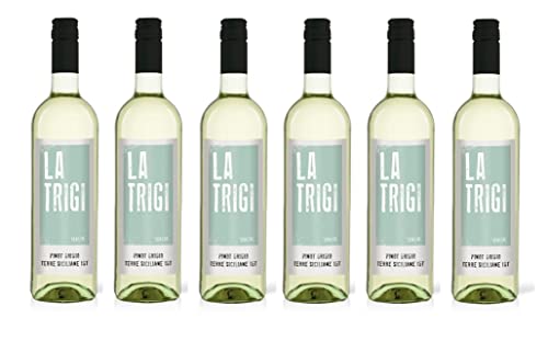 6x 0,75l - 2023er - La Trigi - Pinot Grigio - Terre Siciliane I.G.P. - Sizilien - Italien - Weißwein trocken von La Trigi