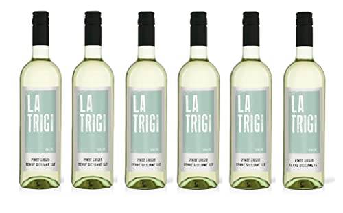 6x 0,75l - La Trigi - Pinot Grigio - Terre Siciliane I.G.P. - Sizilien - Italien - Weißwein trocken von La Trigi