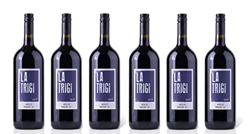 6x 1,5l - 2022er - La Trigi - Merlot - MAGNUM - Rubicone I.G.P. - Emilia-Romagna - Italien - Rotwein trocken von La Trigi