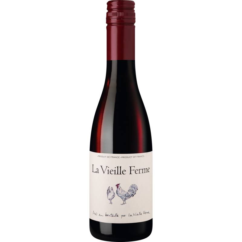 La Vieille Ferme rouge, Vin de France, 0,375 L, Vin de France, 2023, Rotwein von La Vieille Ferme à F84100 Orange - France