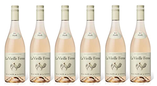 6x 0,75l - 2023er - Famille Perrin - La Vieille Ferme - Rosé - Vin de France - Frankreich - Rosé-Wein trocken von La Vieille Ferme