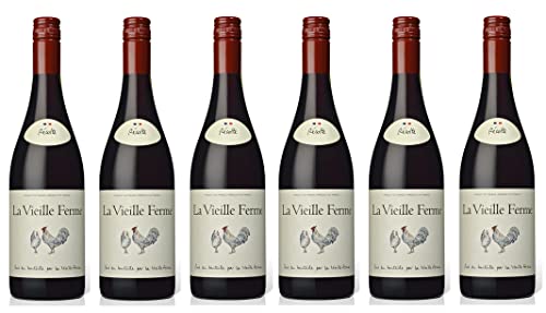 6x 0,75l - 2023er - Famille Perrin - La Vieille Ferme - Rouge - Vin de France - Frankreich - Rotwein trocken von La Vieille Ferme