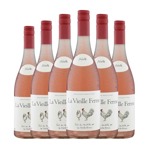 La Vieille Ferme Rosé 75 cl Rosé-Wein (Karton mit 6 Flaschen von 75 cl) von La Vieille Ferme