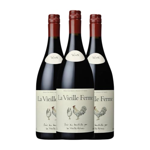 La Vieille Ferme Rouge Magnum-Flasche 1,5 L Rotwein (Karton mit 3 Magnum-Flasche von 1,5 L) von La Vieille Ferme