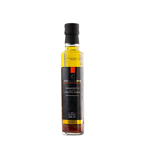 Zweiphasiges Dressing mit schwarzem Trüffelsaft, 4,5 % – Flasche 250 ml von La cave à truffes