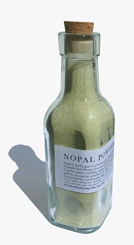 LaProve Nopal in Pulver (Opuntia ficus-Indica) in einer eleganten Flasche mit Korkverschluss 200g von LaProve