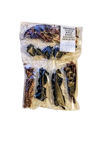 SixPack Chili Cascabel, Chipotle, Guajillo, Habanero, Arbol, Morita 100g von LaProve