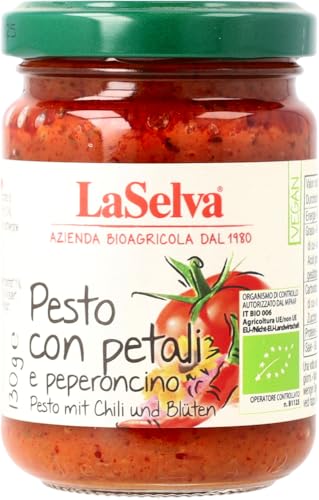 Pesto mit Chili und Blüten - Tomaten Würzpaste von LaSelva