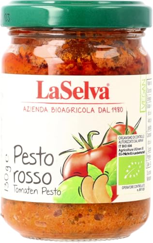 Pesto rosso (Tomaten Pesto) - Tomaten Würzpaste 1 x 130 gr von LaSelva