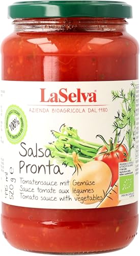 La Selva Bio Salsa Pronta - Tomatensauce mit frischem Gemüse (2 x 520 gr) von LaSelva