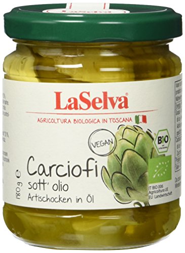 La Selva Carciofi sott´olio - Bio Artischockenviertel in Öl, 180 g von LaSelva