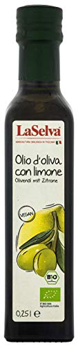 LaSelva Bio Olio d´ oliva con limone, Olivenöl mit Zitronen, 250 ml von LaSelva