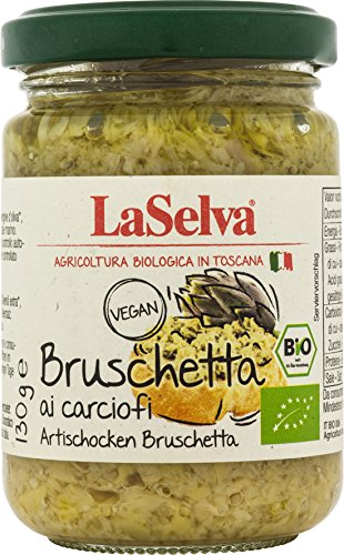 LaSelva Bruschetta Artischocke - Carciofi 130g Bio Würz-Sauce, 1er Pack (1 x 130 g) von LaSelva