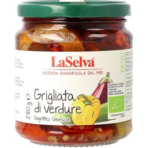 LaSelva Gegrilltes Gemüse in Olivenöl (280 g) - Bio von LaSelva