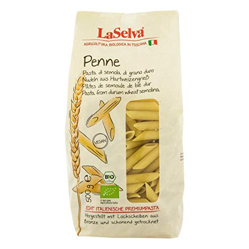 LaSelva - Penne - Nudeln aus Hartweizengrieß - 500 g - 12er Pack von LaSelva