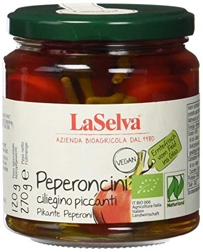 LaSelva Peperoncini piccanti scharf, rot 270g Bio Antipasti von LaSelva