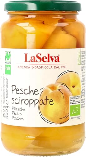 Pfirsiche in Stücken, leicht gezuckert 6 x 560 gr von LaSelva