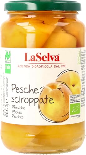 Pfirsiche in Stücken, leicht gezuckert 2 x 560 gr von LaSelva