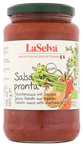 Salsa Pronta - Tomatensauce mit frischem Gemüse 1 x 520 gr von LaSelva