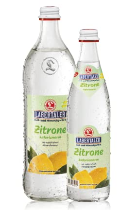 Labertaler Limonade Zitrone kalorienarm - Mehrweg - 20x0,5l mit Träger von Labertaler