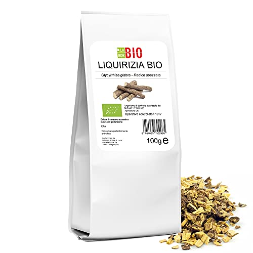 Licorice root chopped Organic 100 g - Herbal teas Infusions Liquors Use in the kitchen - 100% Natural LaborBio von Laborbio