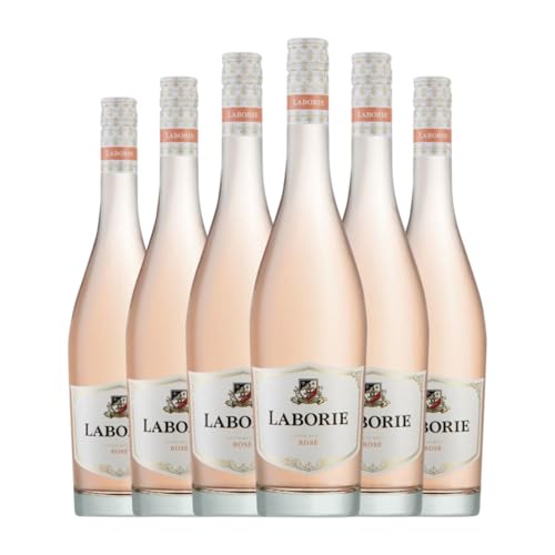 Laborie Rosé Western Cape 75 cl Rosé-Wein (Karton mit 6 Flaschen von 75 cl) von Laborie