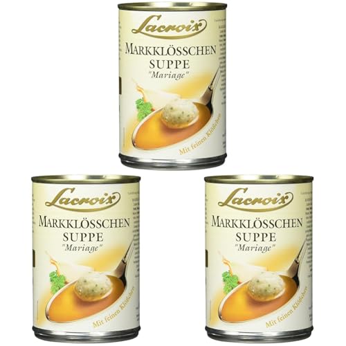 Lacroix Markklösschen Suppe "Mariage", 400 ml (Packung mit 3) von Lacroix