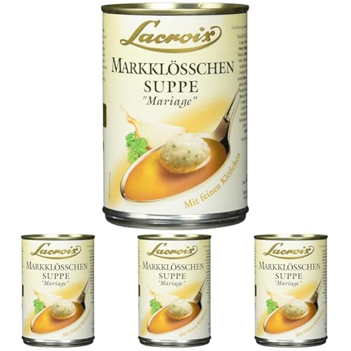 Lacroix Markklösschen Suppe "Mariage", 400 ml (Packung mit 4) von Lacroix