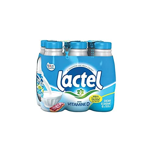 Lait Lactel Vitamine D demi-écrémé 50cl (lot de von Lactel Pack