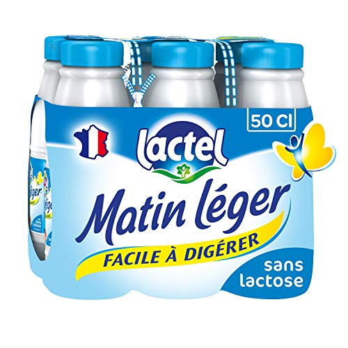 Lait Lactel Matin Léger demi-écrémé 50cl (pack de 6) von Lactel