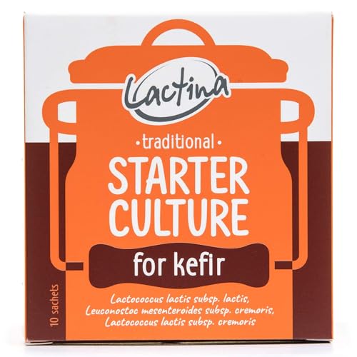 Lactina Starterkultur Kefir für 10 Liter Milchkefir Selber Machen Kefirferment von Lactina