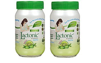 2 x pflanzliches laktonisches Granulat zur Verbesserung der Stillzeit, Milchproduktion für Babys (200 g) von Lactonic