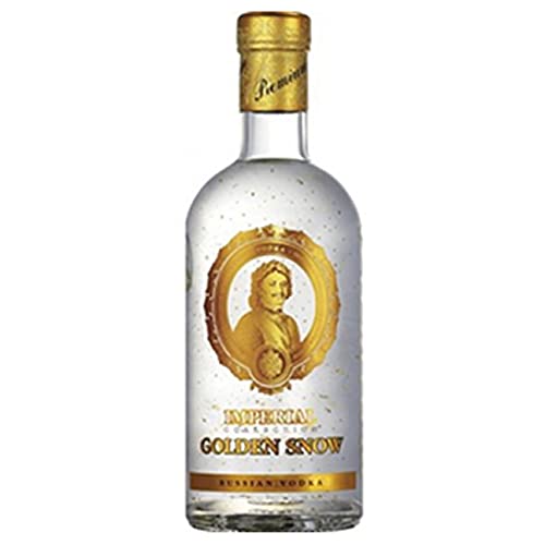 Vodka Imperial Collection Golden Snow Russischer Wodka mit Goldschnee Effekt von Ladoga