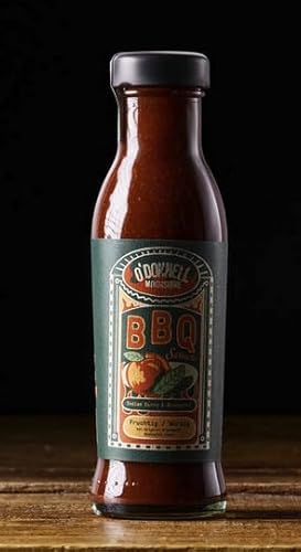 O`Donnell Moonshine BBQ Sauce Bratapfel & Curry (1 x 290ml) | Vegan I Natürliche Zutaten I Premium BBQ - Souce nach amerikanischer Tradition | Geschenkidee von Lädla Juice