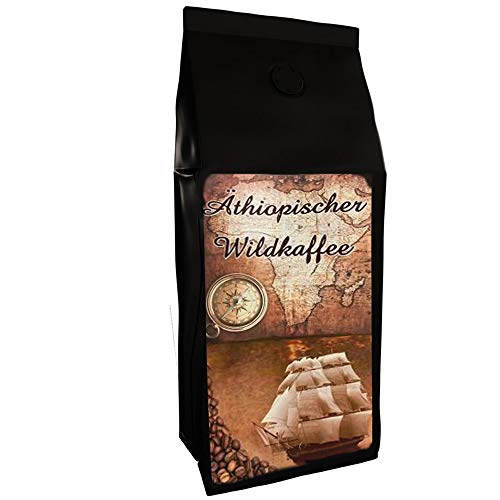 Wildkaffee aus Äthiopien 500 g Kaffee als Filterkaffee gemahlen von C&T