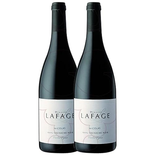 Lafage Nicolás Grenache Francia Alterung Magnum-Flasche 1,5 L (Schachtel mit 2 Magnum-Flasche von 1,5 L) von Lafage