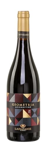 Agiorgitiko Geometria trockener Rotwein 0,75l | Hochwertiger Rotwein aus Griechenland | 100% Agiorgitiko/St. George | Lafazanis Winery von Lafazanis