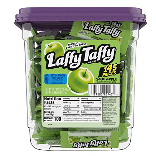 Saurer Apfel Laffy Taffy Minis (145 Stück) von Laffy Taffy