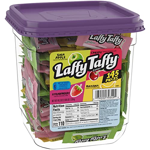 Wonka Laffy Taffy Sortiertes Glas 145 Stück von Laffy Taffy