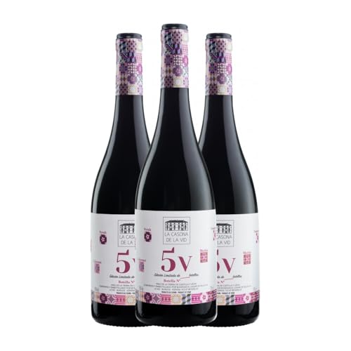 Lagar de Isilla La Casona de la Vid 5V Vino de la Tierra de Castilla y León 75 cl Rotwein (Karton mit 3 Flaschen von 75 cl) von Lagar de Isilla