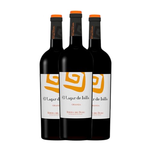 Lagar de Isilla Ribera del Duero Alterung 75 cl (Schachtel mit 3 Flaschen von 75 cl) von Lagar de Isilla