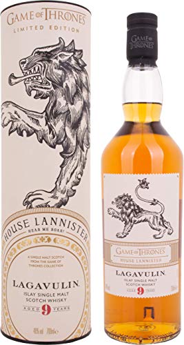 Lagavulin 9 Jahre Single Malt Scotch Whisky - Haus Lannister Game of Thrones Limitierte Edition (1 x 0.7 l) von Lagavulin