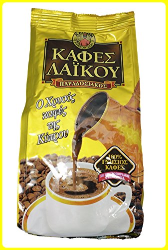 Kaffee Traditionelle laikou Zypern Griechenland Gold 200 g – Der Top-Qualität Kaffee – 1 Stück 200 g von LAIKOU