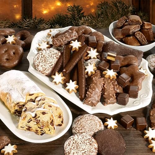 Allerlei aus Aachen und Nürnberg verspricht diese Mischung 2,6 kg (1 Packung) der zwei Lebkuchen-Metropolen. €11,41/kg von Lambertz