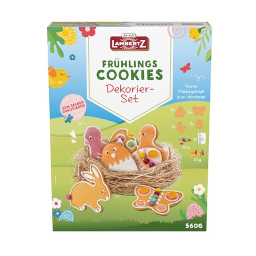 Lambertz Frühlings Cookies Dekorier Set zum Selbstverzieren 560g von Lambertz